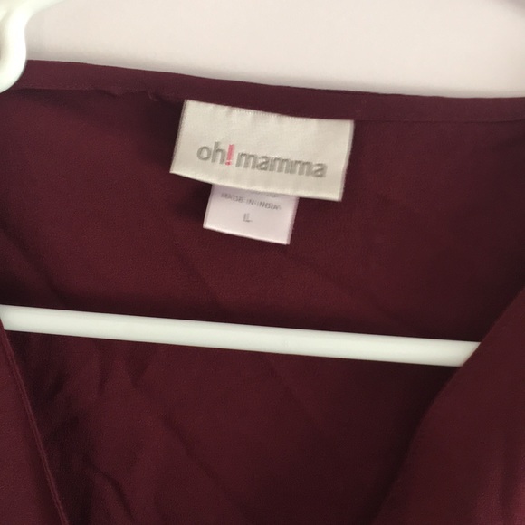 Maroon/ Dark Purple Blouse - Picture 2 of 3